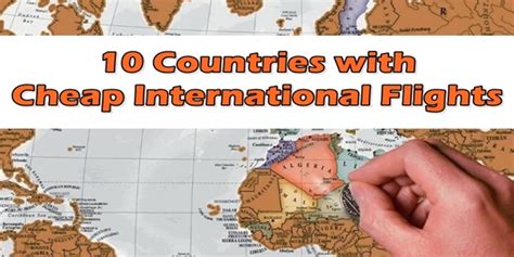 Cheap International Flights 10 Countries With Affordable Flights