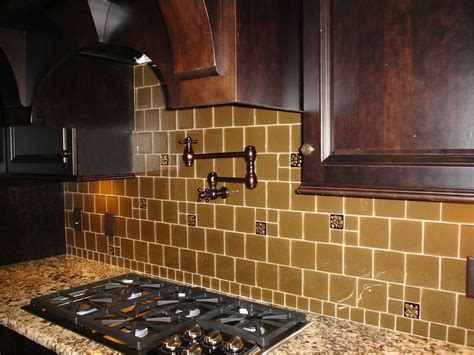But affordable does not mean boring! Hand Made "Gold Rush" Custom Backsplash, Hilton Head Sc by ...