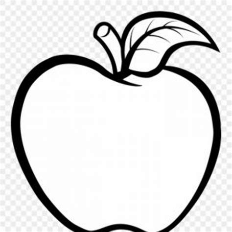 Download High Quality Apple Clipart Black And White Simple Transparent