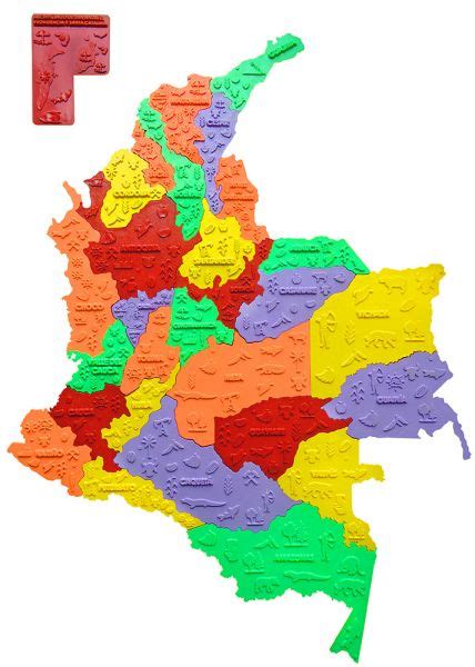 Rompecabezas Mapa De Colombia Regiones Iconografia Pinterest Images