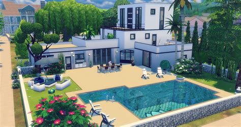 8 Images Sims 4 Maison Moderne And Review Alqu Blog