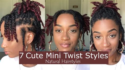 Looking For New Ways To Style Your Mini Twists Try These 7 Easy Styles