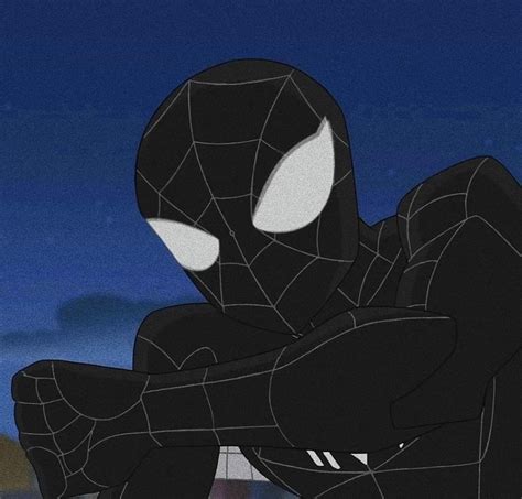 Black Suit Spider Man Pfp