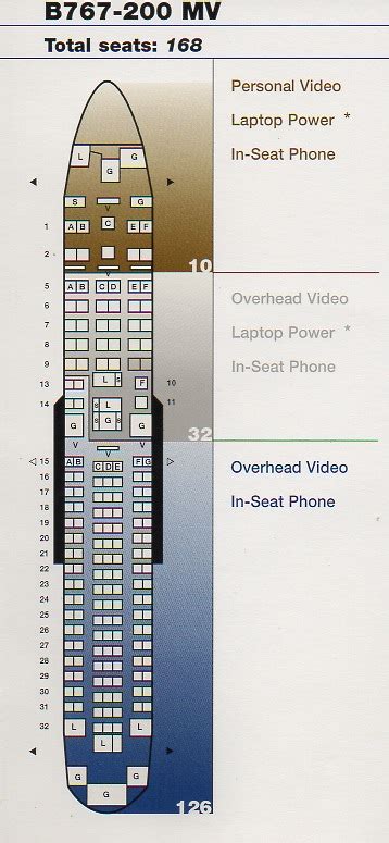 United Airlines Seat Map 767 400 Two Birds Home