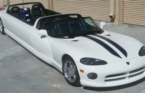 This Could Be The Only Dodge Viper Limo V10 In The World