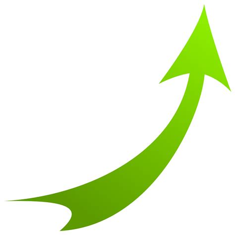 Flechas Curvas Verdes Png Image With Transparent Background Toppng