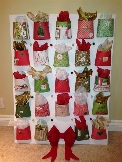 Homemade Advent Calendar Homemade Advent Calendars Holiday Decor