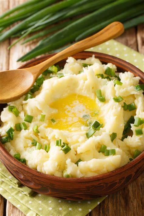 Champ Is An Irish Dish Of Mashed Potatoes With Scallions Butter And