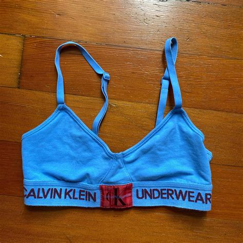 Ck Bra 🚙🌀🫐🍼🤍 Love This Bra Too Tight For Me On Depop