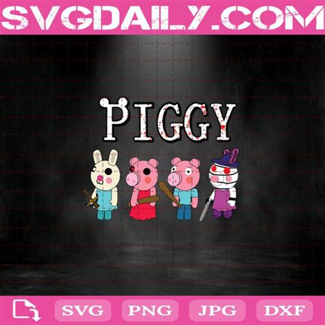 Piggy Roblox Svg Roblox Game Svg Roblox Characters Svg Piggy Horror