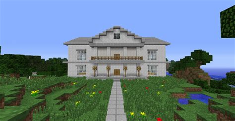A village is also in the environment. Luxury Villa Minecraft Project