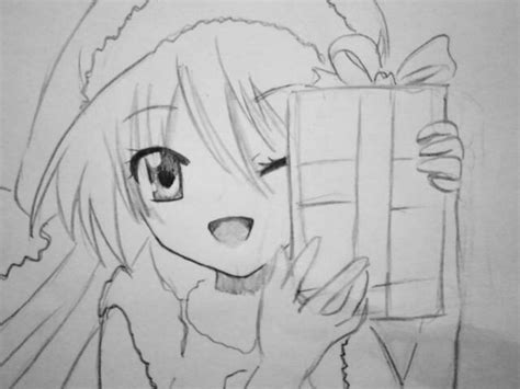 Christmas Anime Drawings Anime Amino