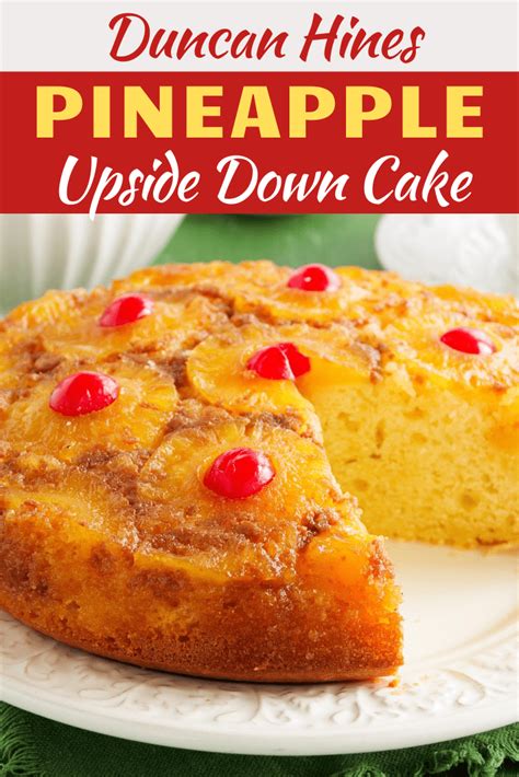 Sold in your grocer's baking aisle. Duncan Hines Pineapple Upside Down Cake | Recipe in 2020 ...
