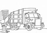 Truck Coloring Garbage Environment Cleaning Colornimbus Sheets sketch template