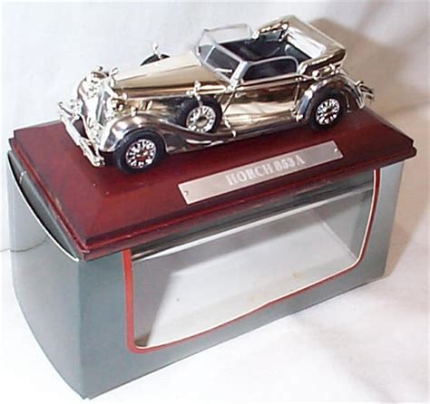 Atlas Editions Silver Car Collection Chrome Plated Horch 853a Car 143