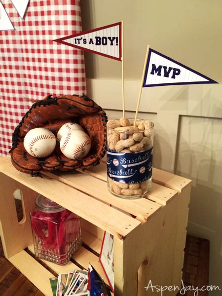 Baseball Themed Baby Shower Aspen Jay