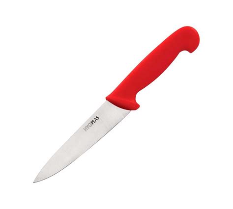 La elección de un buen cuchillo para usarlo en la cocina es muy importante, ya que no sólo depende del tipo según su. Cuchillos de Cocina Hygiplas Mango Rojo