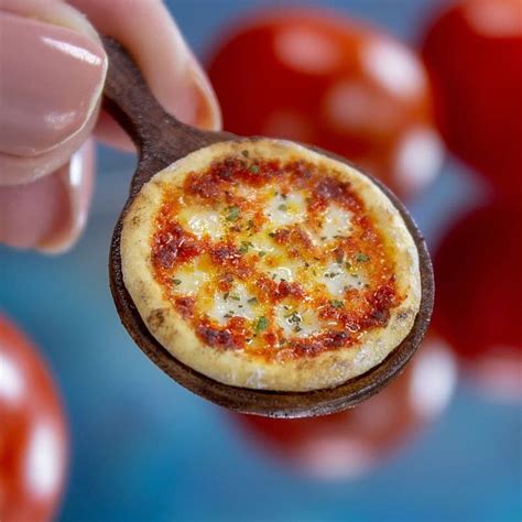 Tutorial Miniature Polymer Clay Pizza Miniature Food Tutor Inspire