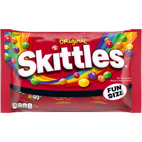 Skittles Original Fun Size Chewy Halloween Candy 1072oz
