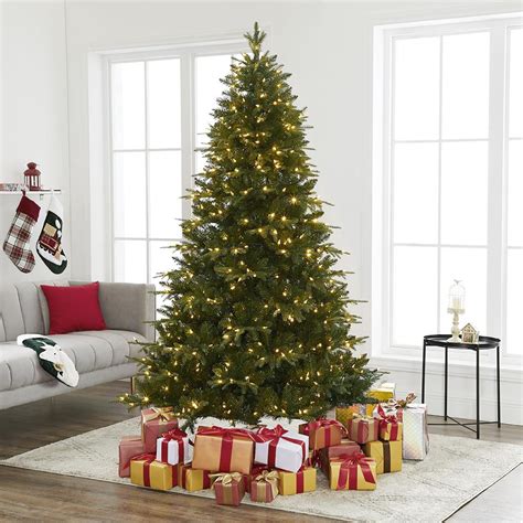 Naomi Home Pre Lit Artificial Fir Christmas Tree With Multi Color