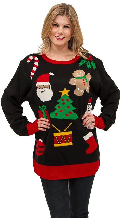 Plus Size Everything Christmas Sweater Ugly Christmas Sweater Mens