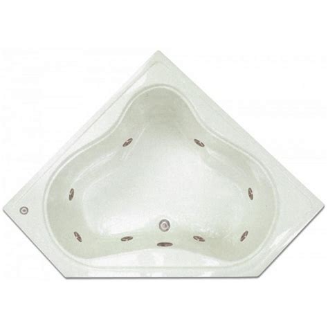 Modern jacuzzi tubs for relaxing : 4.48 ft. Corner Drop-In Whirlpool Tub in White-LPI303-W ...