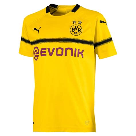 Puma borussia dortmund youth yellow/black 2016/17 home replica jersey. Puma Borussia Dortmund Junior Cup Short Sleeve Jersey 2018/2019 - Puma from Excell Sports UK