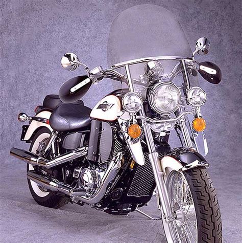 Motorcycle windshield windscreen for honda shadow ace rs 750 aero spirit 1100. National Cycle Heavy Duty Touring Windshield Honda ...