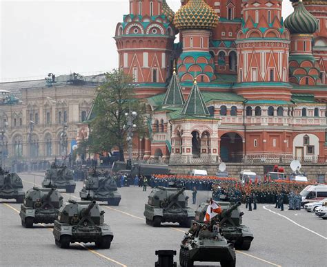 Russian Military Dress Rehearsal For Victory Day Parade Daily Star