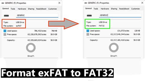 How To Format Usb To Fat Format Exfat To Fat