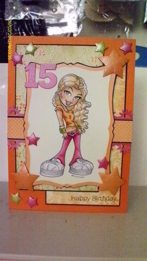 15th Birthday Card Girl Birthday Cards Birthday Cards Cards