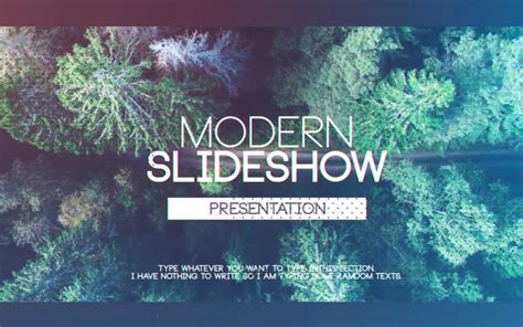 Modern Slideshow After Effects Template Templatemonster
