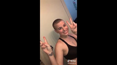 Tik Tok Shaved Head Video She Shaved Her Hair Trends Youtube