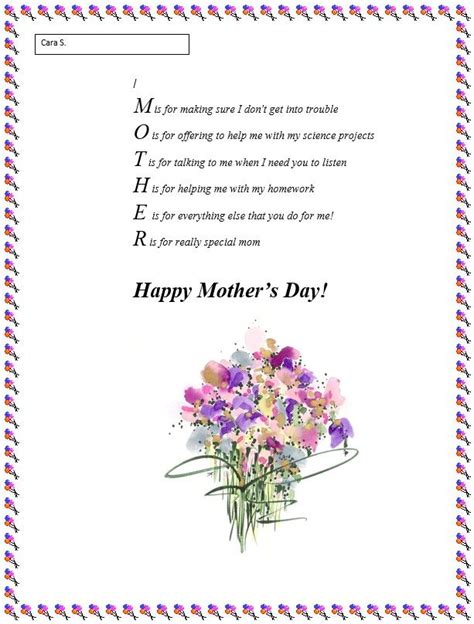 Mothers Day Poem Generator K 5 Computer Lab Technology Lessons