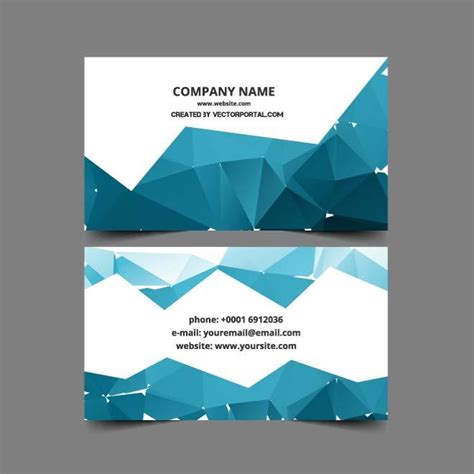 Blue Business Card Template Royalty Free Stock Svg Vector And Clip Art