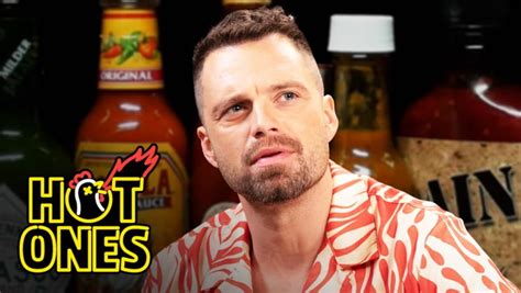 Sebastian Stan Learns About Himself While Eating Spicy Wings Hot Ones First We Feast
