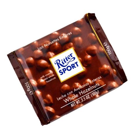 Buy Ritter Sport Whole Hazelnut Chocolate 100 g توصيل Taw9eel com