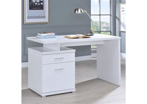 Irving 2 Drawer Office Desk With Cabinet White Sweet Dreams Bedding