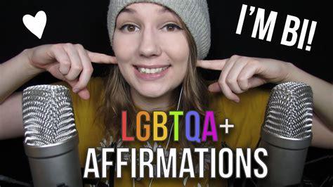 Asmr Breathy Positive Affirmations And Shhh For Lgbtqa Community Youtube
