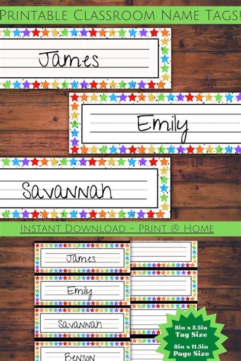 Classroom Name Tags Classroom Decor Cubby Labels Walmart Photo