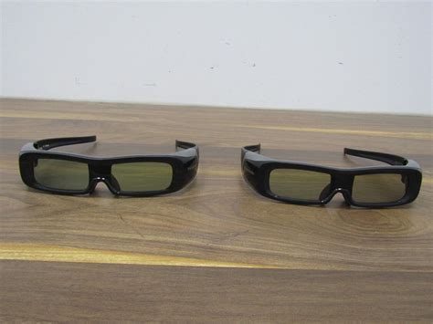 2x Pairs Panasonic 3d Full Hd Glasses Ty Ew3d2ma In Cases W Usb Charging Cables Ebay