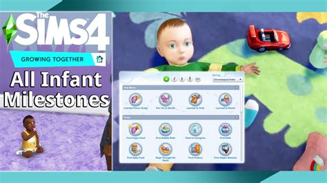 All Infant Milestones In The Sims 4 Growing Together Wicked Sims Mods