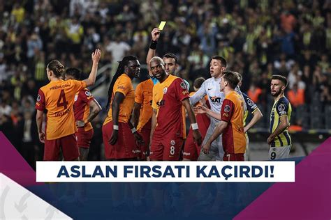 Galatasaray rekoru egale edemedi büyük fırsatı tepti Asist Analiz