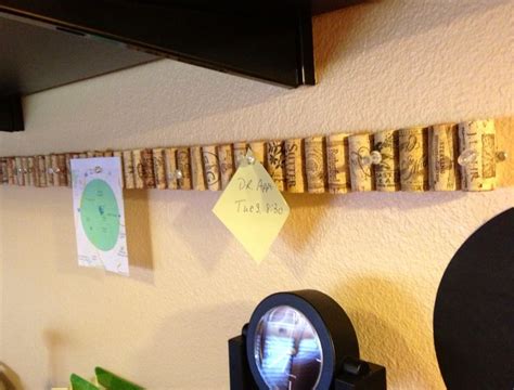 Wine Cork Pin Board Too Simple Made With A Yard Stick And Corks