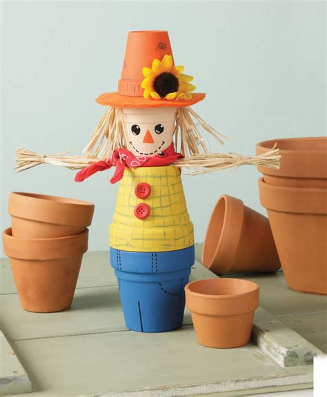 Clay Pot Scarecrow These Steps Will Help You Walmart