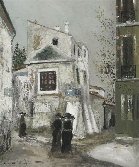 La Maison De Berlioz 1912 Par Maurice Utrillo 1883 1955 Пейзажи Марки