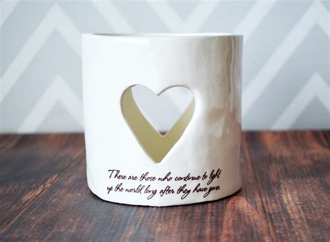 Sympathy Gift, Sympathy Candle, Sympathy Votive - There are those who continue to light up the ...