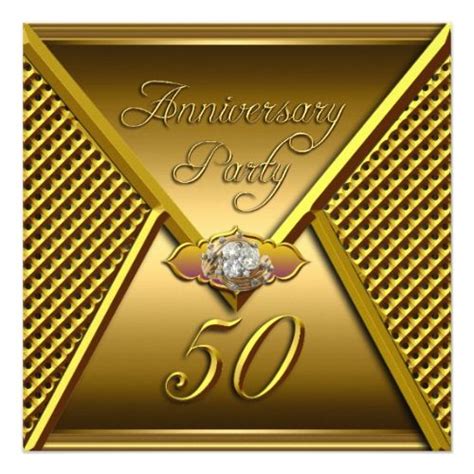 4.5 out of 5 stars 530. Golden 50th Anniversary Elegant Wedding Gold Invitation ...
