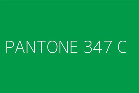 Pantone 347 C Color Hex Code