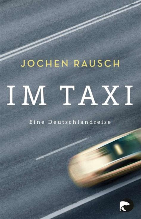 Im Taxi Jochen Rausch Buch Jpc